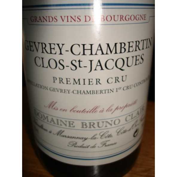 GEVREY CHAMBERTIN 1er crû Clos Saint Jacques 2009 B.Clair