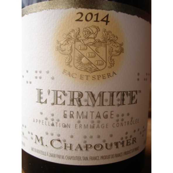 HERMITAGE L'ERMITE ROUGE CHAPOUTIER 2012