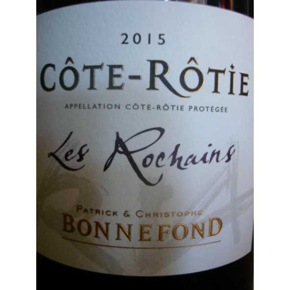 COTE ROTIE Les Rochains Domaine de Bonnefond 2015