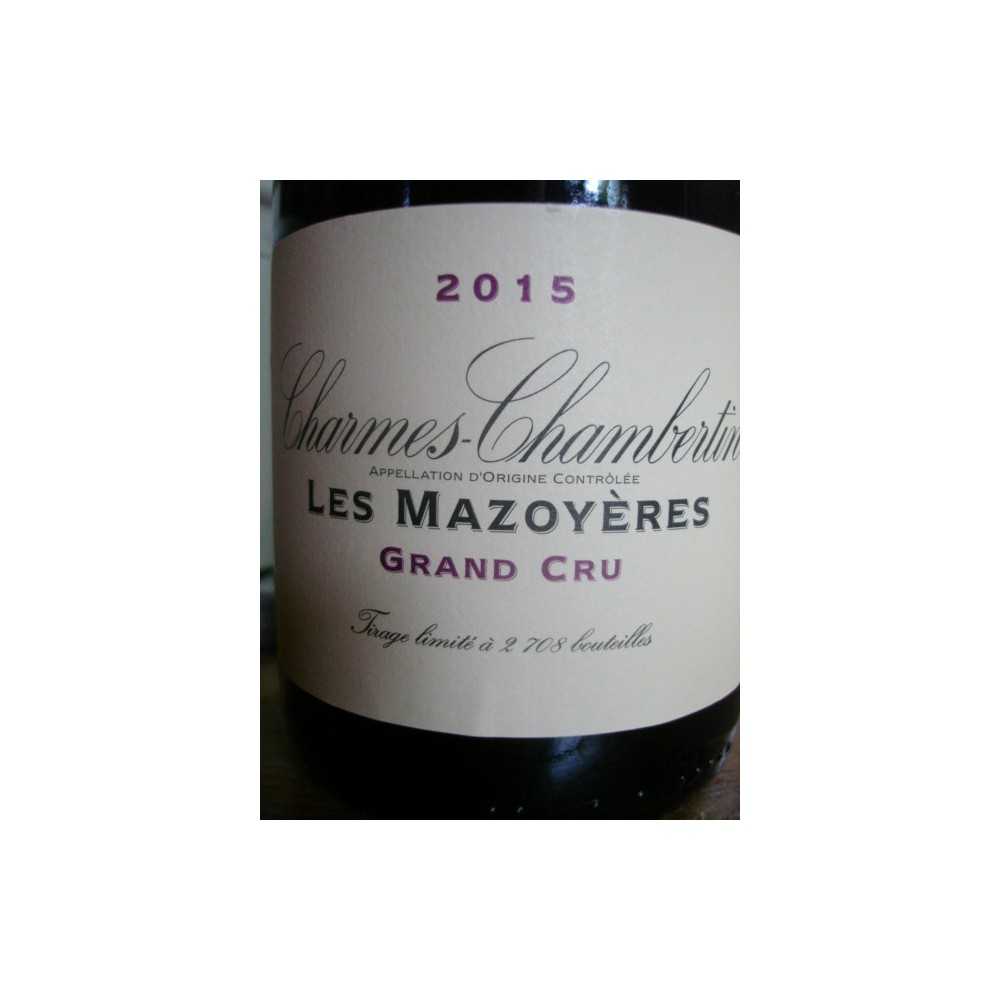 CHARMES CHAMBERTIN Les Mazoyeres LA VOUGERAIE 2015