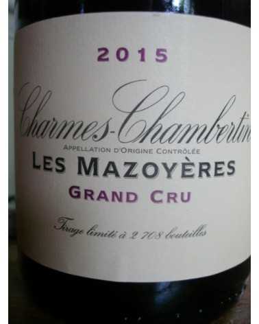 CHARMES CHAMBERTIN Les Mazoyeres LA VOUGERAIE 2015