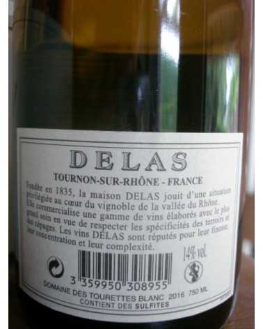 HERMITAGE BLANC Domaine des Tourettes DELAS 2016