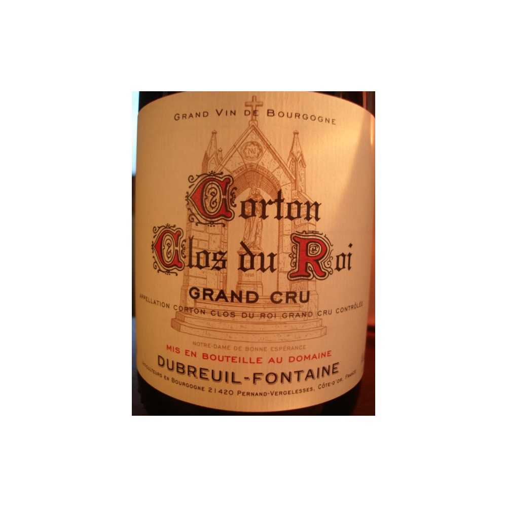 CORTON GRAND CRU CLOS DU ROI DUBREUIL FONTAINE