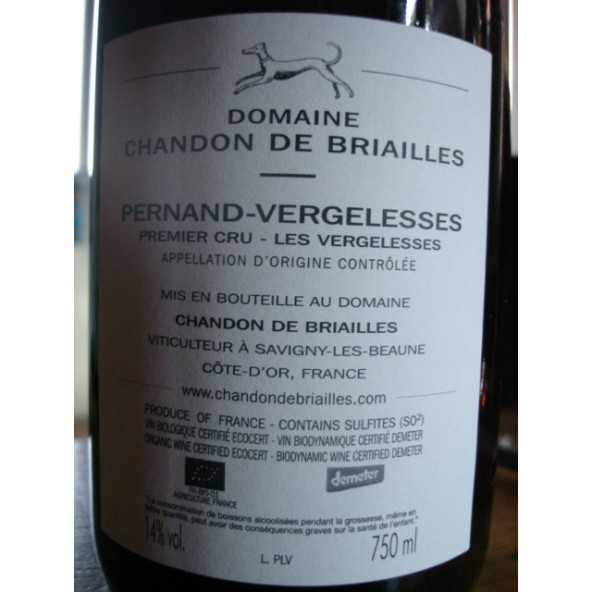 PERNAND VERGELESSES rouge 1er cru LES VERGELESSES CHANDON DE BRIAILLES 2015