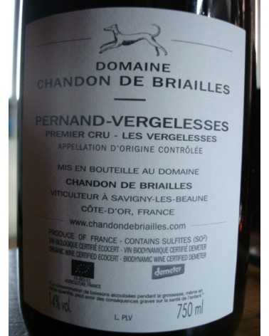 PERNAND VERGELESSES rouge 1er cru LES VERGELESSES CHANDON DE BRIAILLES 2015