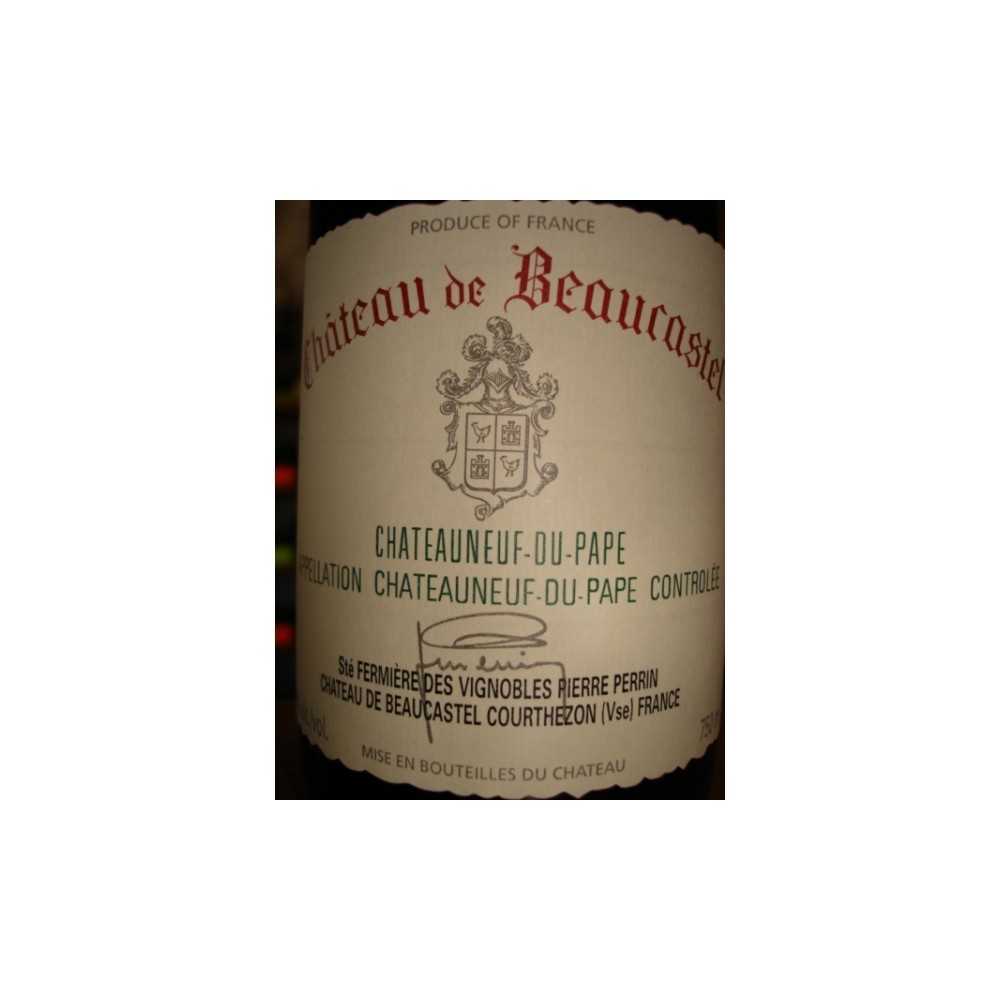 CHATEAUNEUF DU PAPE BEAUCASTEL rouge 2006