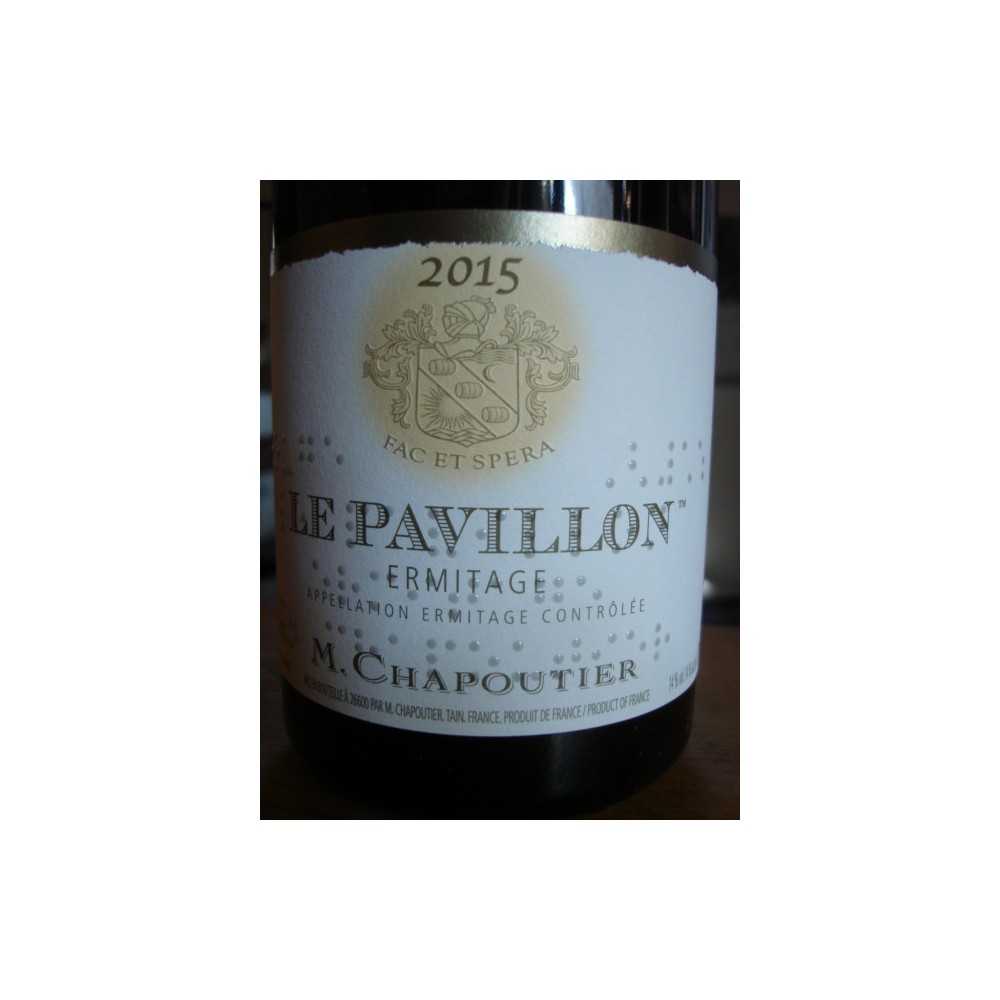 HERMITAGE LE PAVILLON ROUGE CHAPOUTIER 2015