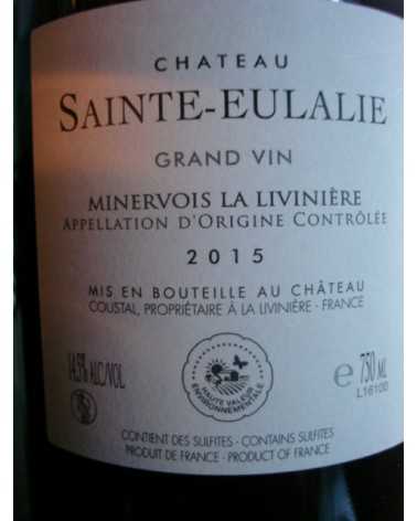 CHATEAU Sainte Eulalie GRAND VIN Minervois La Livinière 2015