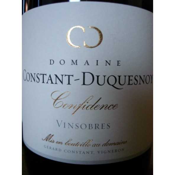 VINSOBRES Confidence Domaine Constant Duquesnoy