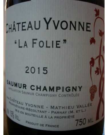 SAUMUR CHAMPIGNY Château Yvonne Cuvée La Folie 2015