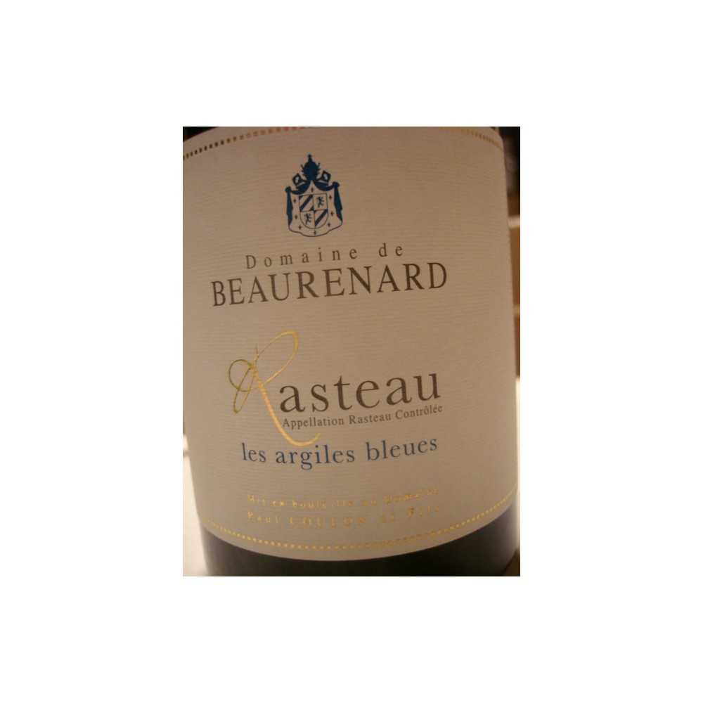 COTES DU RHONE Villages RASTEAU Les Argiles Bleues Domaine de BEAURENARD 2015