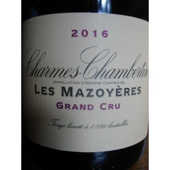CHARMES CHAMBERTIN Les Mazoyeres LA VOUGERAIE 2016