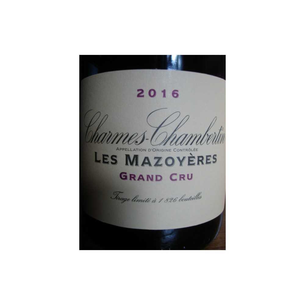 CHARMES CHAMBERTIN Les Mazoyeres LA VOUGERAIE 2016