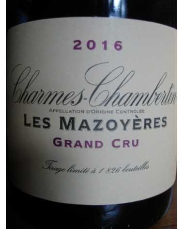 CHARMES CHAMBERTIN Les Mazoyeres LA VOUGERAIE 2016