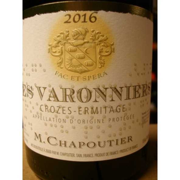 CROZES HERMITAGE ROUGE Les Varonniers CHAPOUTIER 2015