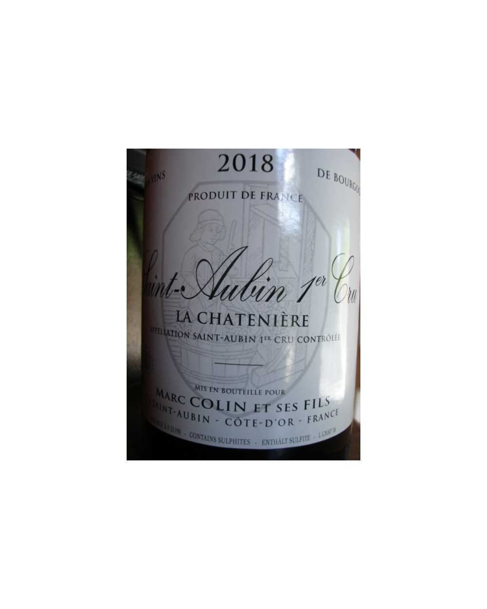 SAINT AUBIN BLANC LA CHATENIERE 1er CRU MARC COLIN 2018