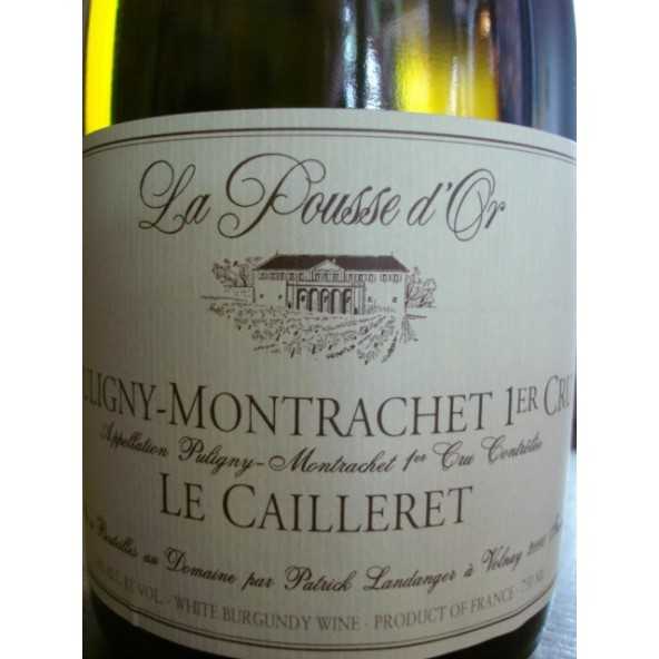 PULIGNY MONTRACHET Clos Le Cailleret 1er CRU POUSSE D'OR 2015