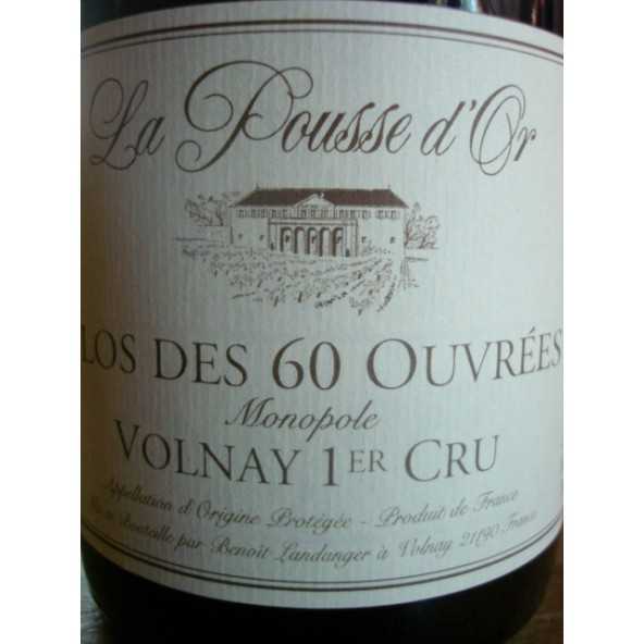 VOLNAY 1er crû Clos des 60 Ouvrées Pousse d'Or 2015