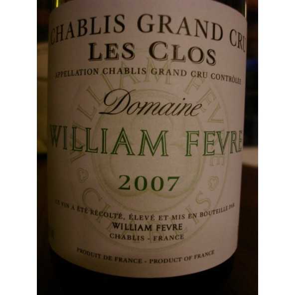 CHABLIS GRAND CRU LES CLOS 2007 Domaine WILLIAM FEVRE