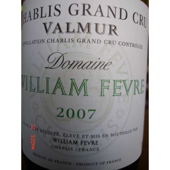 CHABLIS GRAND CRU VALMUR 2007 Domaine WILLIAM FEVRE