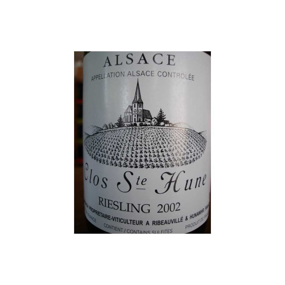 RIESLING CLOS SAINTE HUNE 2002 TRIMBACH RIESLING CLOS SAINTE HUNE 2002 TRIMBACH