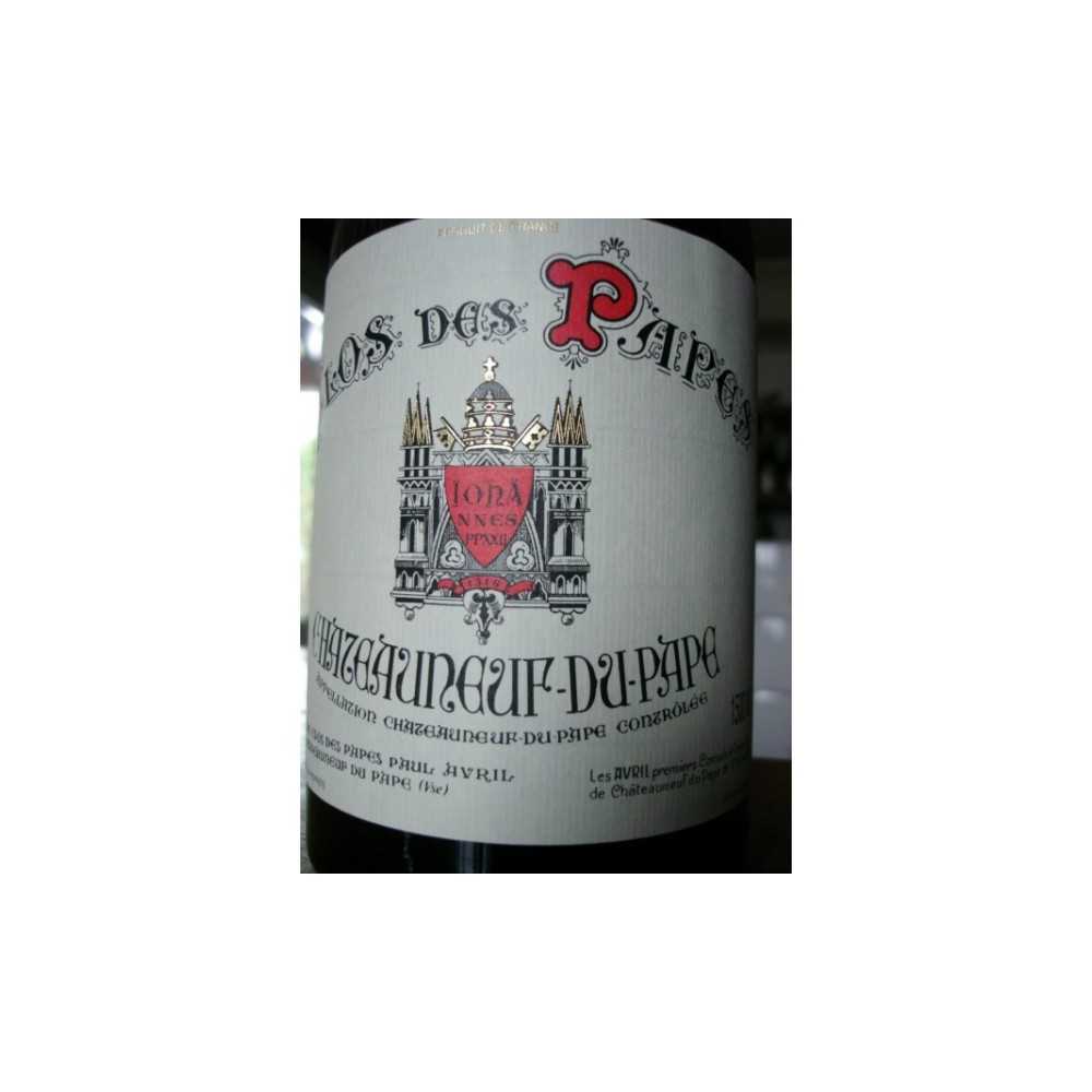 CHATEAUNEUF CLOS DES PAPES ROUGE MAGNUM 2015