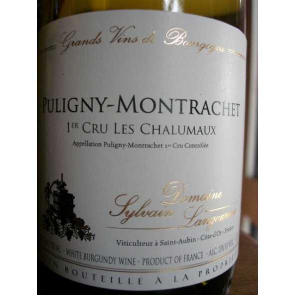 Puligny-Montrachet 1er Cru " Les Chalumaux " Domaine Sylvain Langoureau 2017