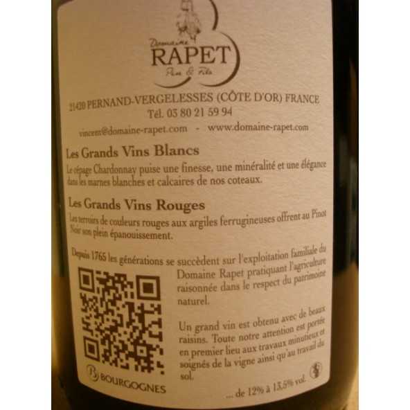 PERNAND VERGELESSES ROUGE 1er CRU LES VERGELESSES DOM RAPET 2016