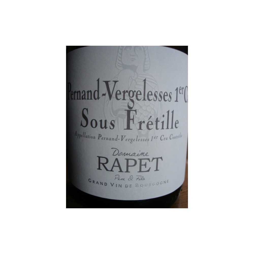 PERNAND VERGELESSES BLANC 1er CRU SOUS FRETILLE DOM RAPET 2018