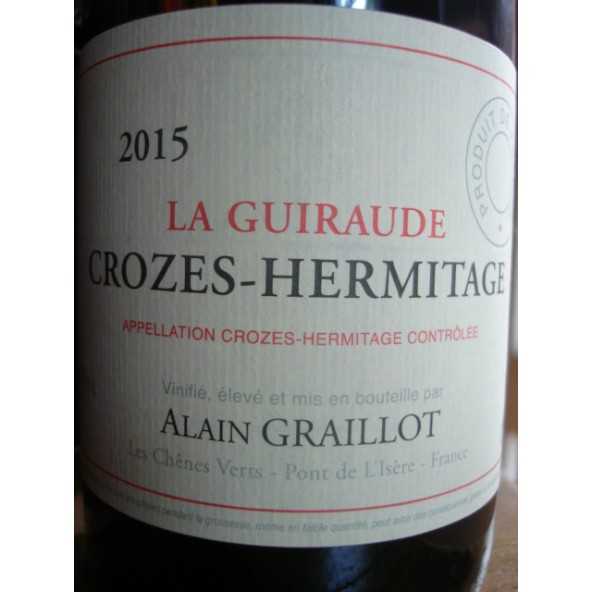 CROZES HERMITAGE ROUGE GRAILLOT LA GUIRAUDE 2013