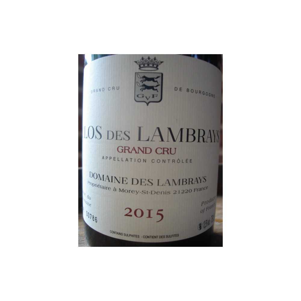 CLOS DES LAMBRAYS Grand crû 2015