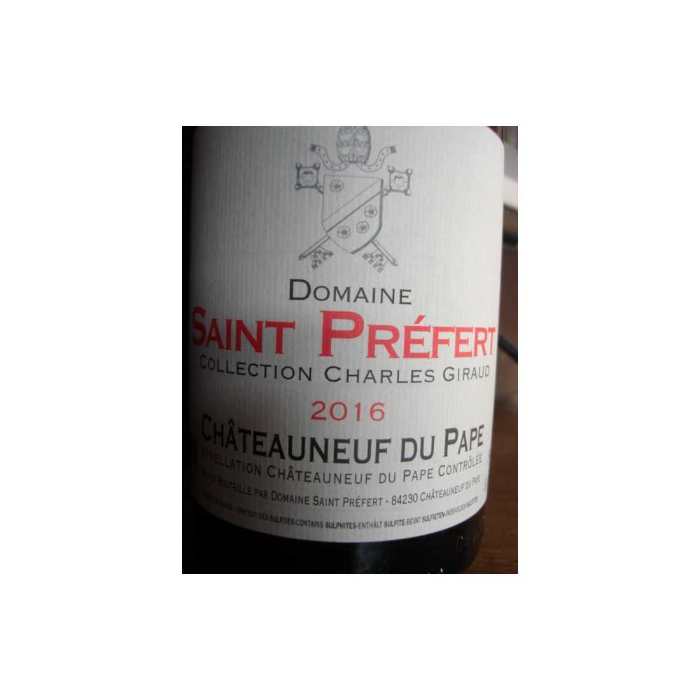 CHATEAUNEUF DU PAPE CHARLES GIRAUD SAINT PREFERT 2016