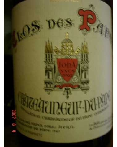 CHATEAUNEUF CLOS DES PAPES rouge 1/2 en 2003-2004-2005-2006-2007